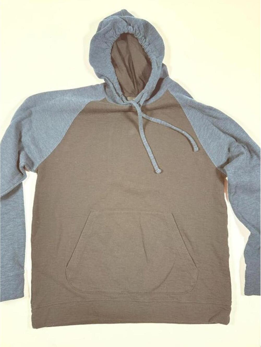 Vince Two-Tone Hooded Sweatshirt Large Super Soft